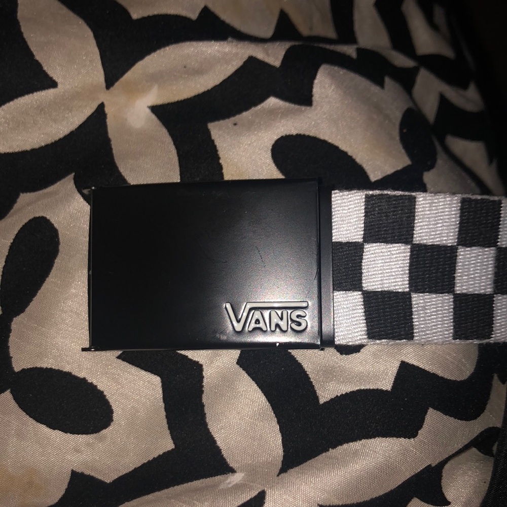 Vans checkered belt